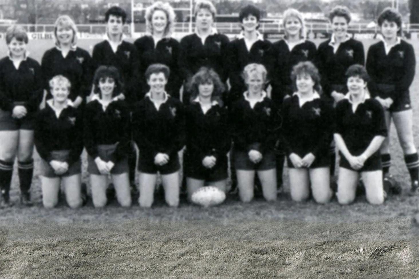 Wasps Women Rugby Team Photo 1985-1986