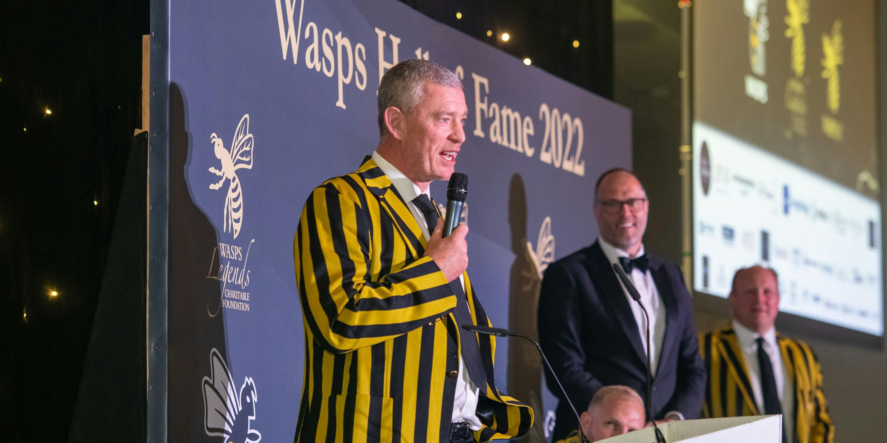 Two Wasps greats on stage at Hall of Fame 2022